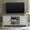Classic Grooved Door TV Stand For Tvs Up To 65" - White - Image 5