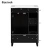 Bathroom Vanity Cabinet With Sink - Black - Image 10