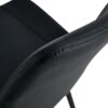 Modern Dining Chair Set With Curved Cushion And Metal Legs For Comfort (Set of 4) - Black - Image 17
