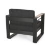 Giovanna - Club Chair Set With Aluminum Frame And Water Resistant Cushions - Black - Image 8