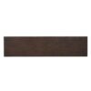 Modern Industrial Outdoor Aluminum Dining Bench With Steel Frame - Brown / Black - Image 7