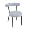 Dining Chair (Set of 2), Modern Dining Room Chairs - Black / Gray - Image 8