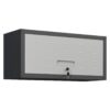 Heavy Duty Metal Wall Mounted Tool Storage Cabinet Steel Metal Garage Storage Cabinet - Black / Gray - Image 4