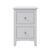 Modern Nightstand (Set of 2), Bed Side Table With 2 Drawers, End Side Table Double For Bedroom Living Room - White - Image 3