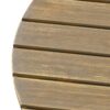 Outdoor Table With Slat Panel Table Top - Gray - Image 7