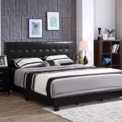 Caldwell - Full Bed Stylish Contemporary - Black