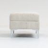 Modular Sectional Sofa Square Ottoman Module, Storage Ottoman Footrest - Beige - Image 2