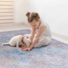 Maval - 2' X 3' Washable Area Rug - Yellow - Image 4