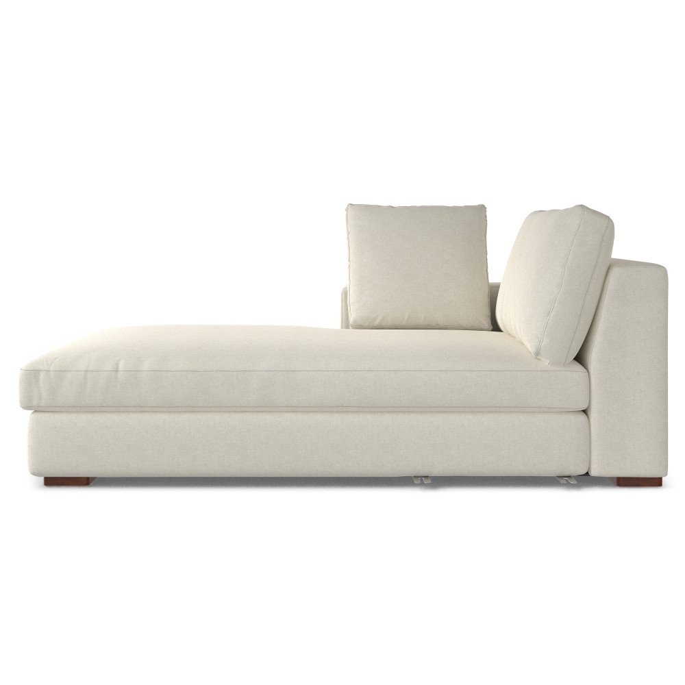 Charlie - Deep Seater Left Sectional Sofa - Cream - Image 4