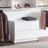 Devi - Wall Mounted Wood Closet System Modular Versatility And Warm - White - Image 8