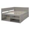 Full Size Daybed With Drawers And Shelves - Gray - Image 3