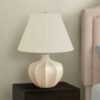 Resin Transitional Lighting, Table Lamp - Cream - Image 4