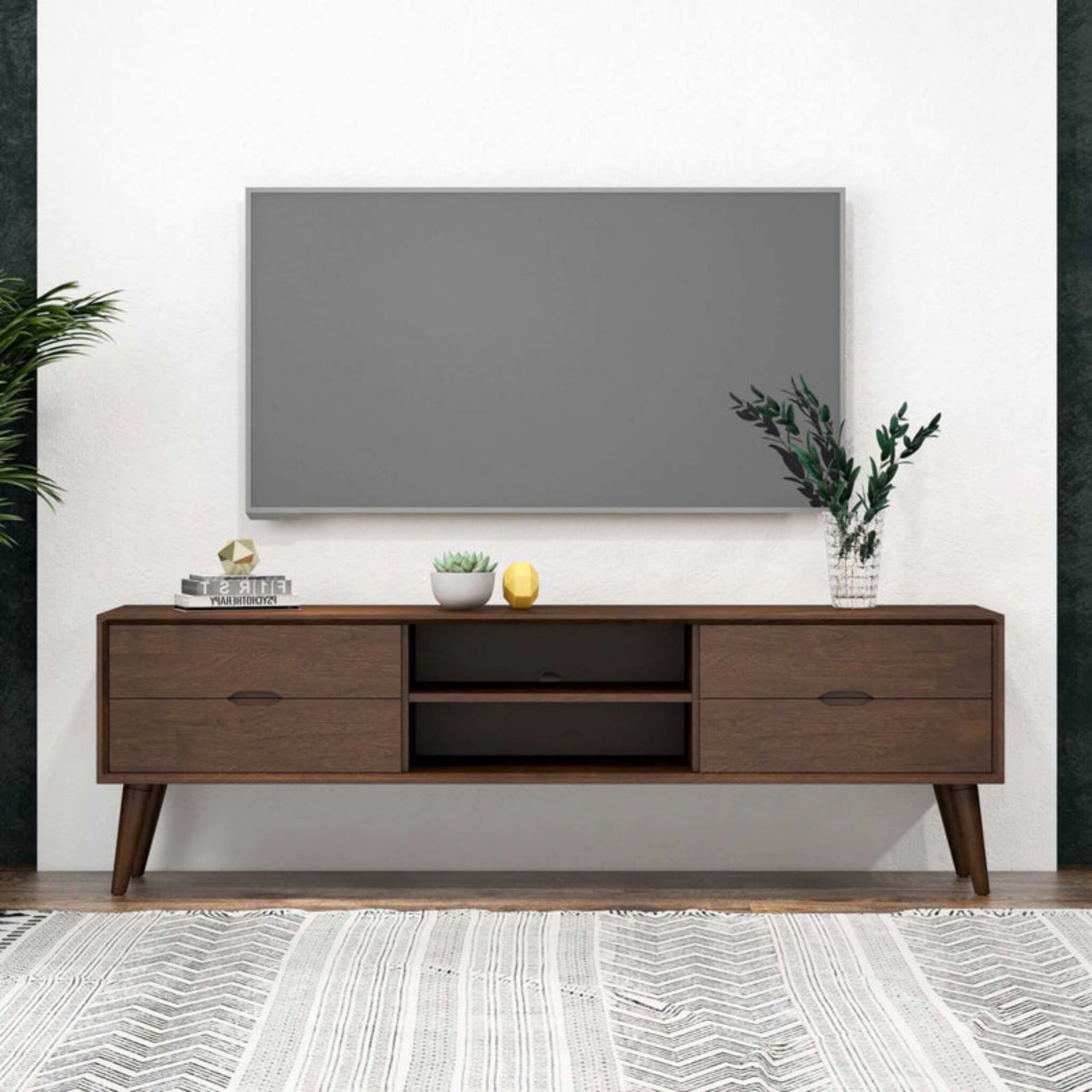 Adrian - TV Stand - Walnut Brown - Image 13