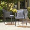 Kenneth - Chair Outdoor Dining Chair - Gray - Image 4