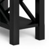 Kitchener - Narrow Side Table - Black - Image 4