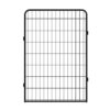 81.1" 12 Panels Heavy Duty Metal Playpen With Door, Dog Fence Pet Exercise Pen For Outdoor - Black - Image 8