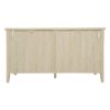 Hollowed Out Cabinet With 4 Doors, Suitable For Bedroom - Natural - Image 12