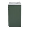 Bathroom Vanity With Ceramic Sink Combo, Frame Bathroom Storage Cabinet, Freestanding Vanity Set With 3 Drawers & Soft Closing Doors - Green - Image 16