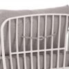 Outdoor Patio Club Chair, Modern Patio Furniture, Waterproof Thick Cushion Deep Seating For Porch, Balcony - White / Light Gray - Image 10