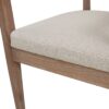 Americana - Mid-Century Modern Cane Back Dining Chair Textured Weave - Taupe Beige - Image 5