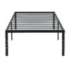 Twin Size Bed Frame With Quiet Support - Black - Image 6