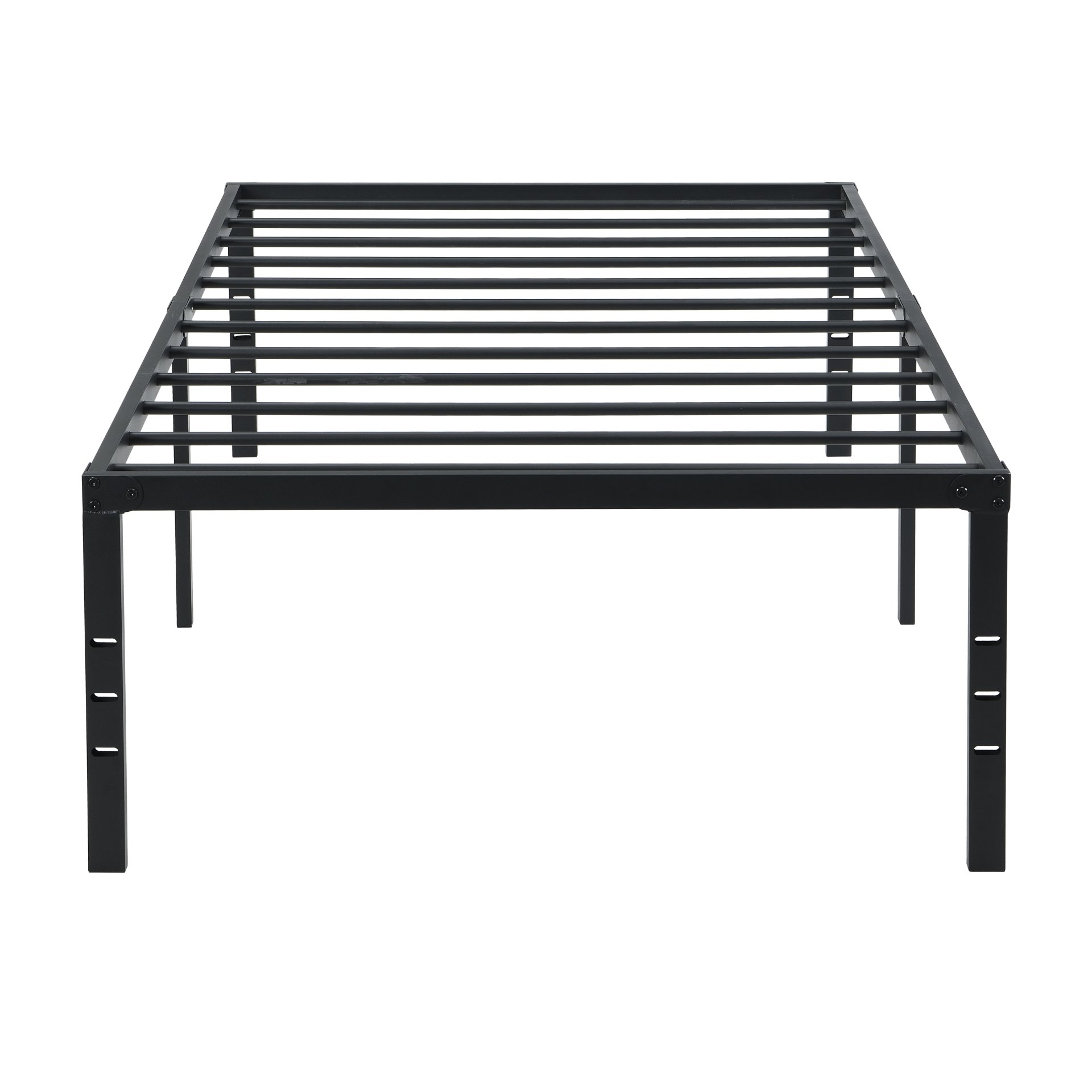 Twin Size Bed Frame With Quiet Support - Black - Image 6