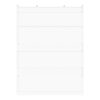 Hall Tree With Bench And 3 Hooks, Modern Entryway Storage Organizer Cabinet With 4 Doors, 1 Drawer And Adjustable Shelves For Hallway, Entryway, Living Room - White - Image 17