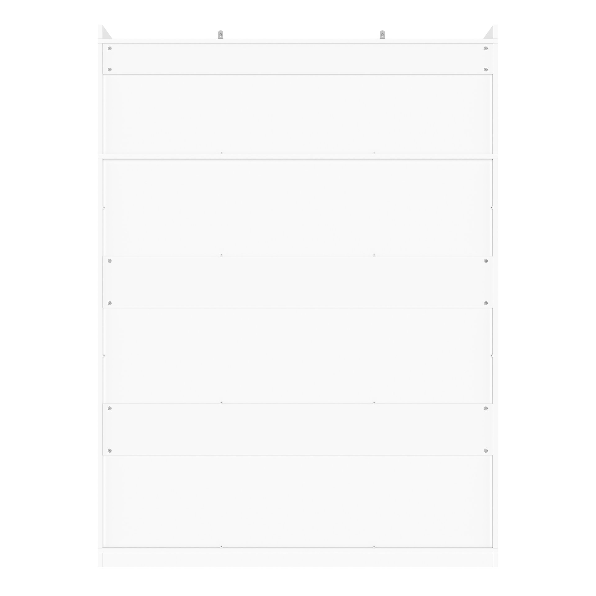 Hall Tree With Bench And 3 Hooks, Modern Entryway Storage Organizer Cabinet With 4 Doors, 1 Drawer And Adjustable Shelves For Hallway, Entryway, Living Room - White - Image 17