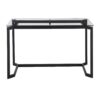 Masters - Modern Office Desk - Black / Clear - Image 5