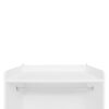 Wardrobe With 3 Drawers High Wardrobe Armoire With Rattan For Living Room Organizer - White - Image 17
