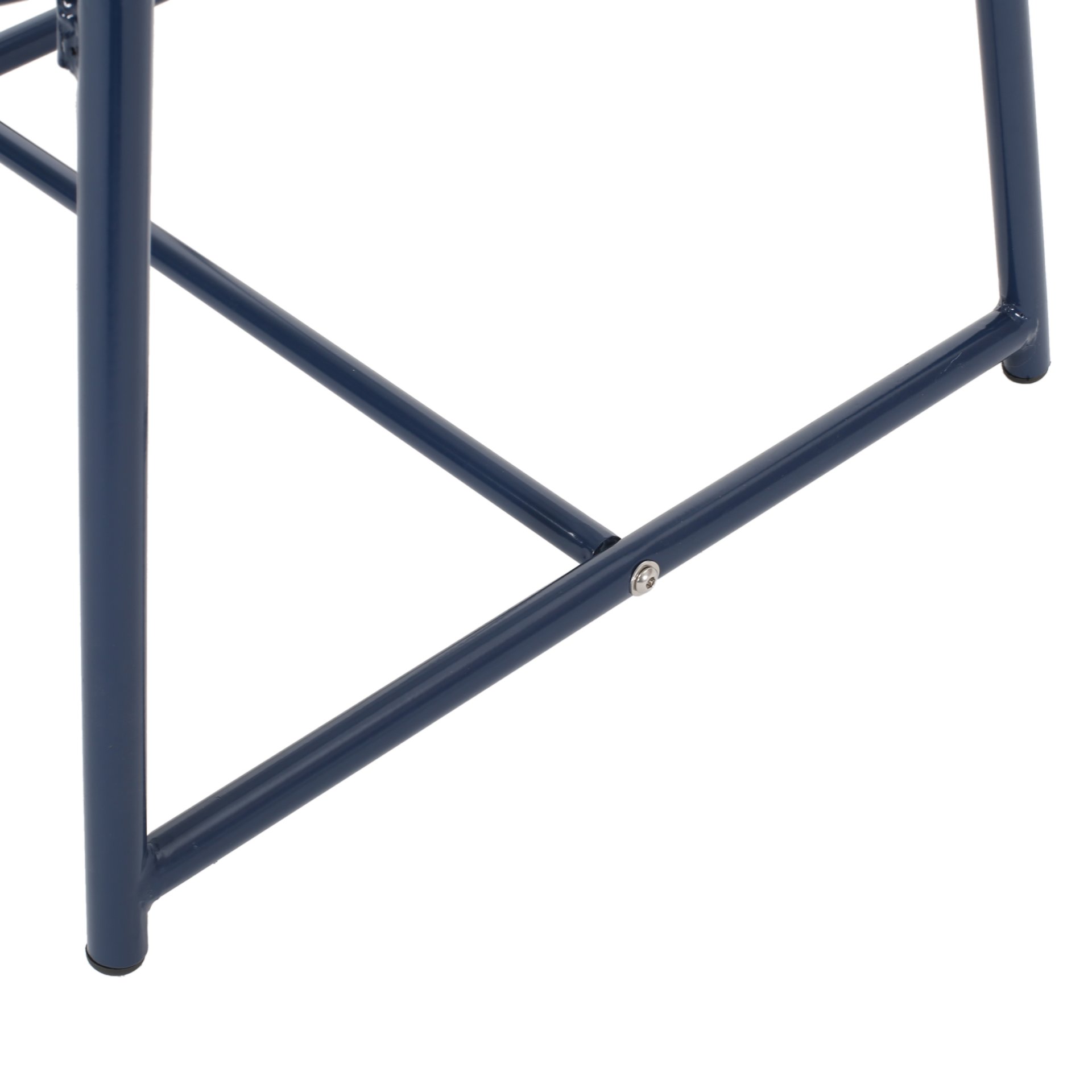 Kincaid - Modern Side Table With Mesh Top - Navy Blue - Image 6