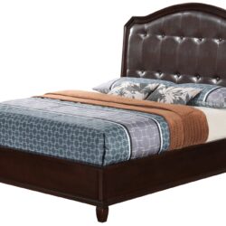 Queen Bed Transitional - Cappuccino