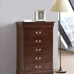 Louis Phillipe - Traditional Style Chest - Cappuccino