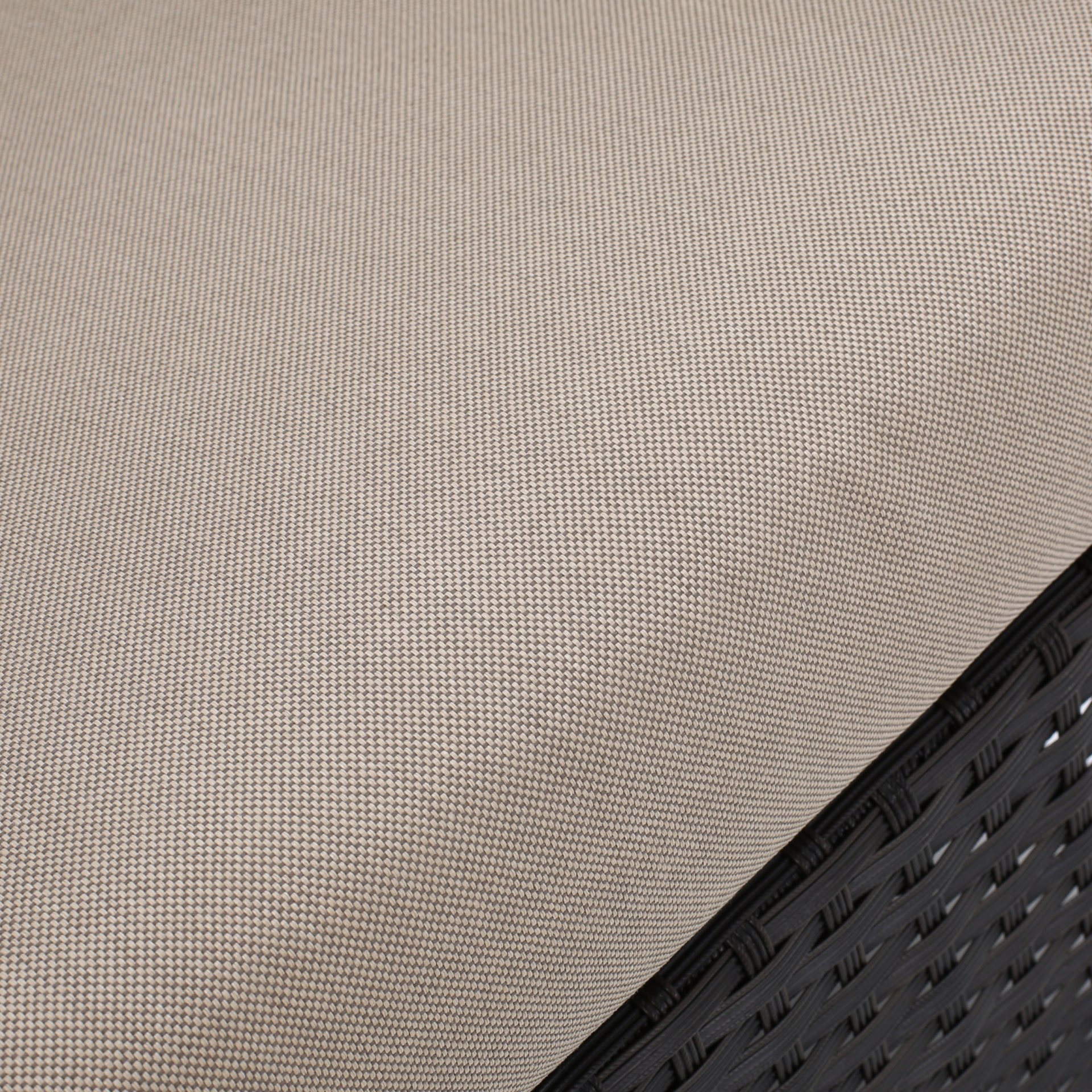Modern Outdoor Club Chair With Removable Cushions - Brown / Beige - Image 15