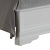 Full Bed Sleigh Design - White - Image 4