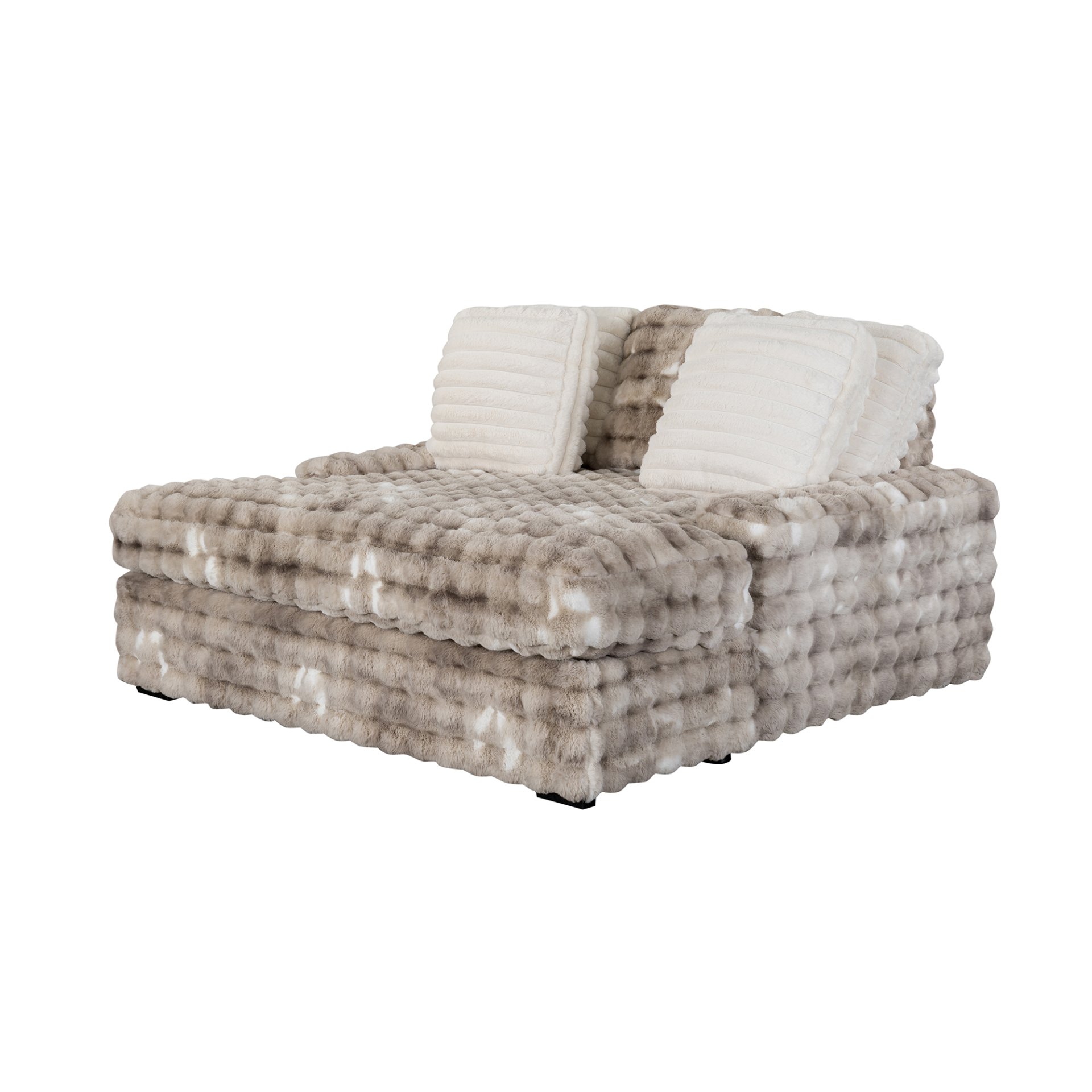 Julia - Lounger Sofa With USB - Gray - Image 9