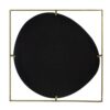 Poppy Mirror With Metal Frame Contemporary Design For Bathroom, Entryway Wall Decor - Golden Black - Image 9