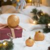 Christmas Ball Ornaments, Glass Decorative Hanging Ball Christmas Tree Ornaments For Holiday Party Decorations (Set of 12) - Gold - Image 6