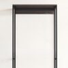 Monica - Wood And Metal Walk In Closet With 1 Drawer And Construction - Gray - Image 4