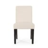 Classy Dining Chair (Set of 2) With Upholstered Seating - Beige - Image 4