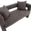 Modern Loveseat Sofa, Comfy Upholstered 2 Seater Sofa, Small Loveseat Accent Couch For Leisure Areas - Gray - Image 19