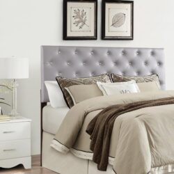 Super Nova - Queen Bed Headboard - Light Gray