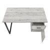 Computer Desk, For Laptop, Left, Right Set-Up, Storage Drawers, Work, Contemporary, Modern - Gray - Image 4
