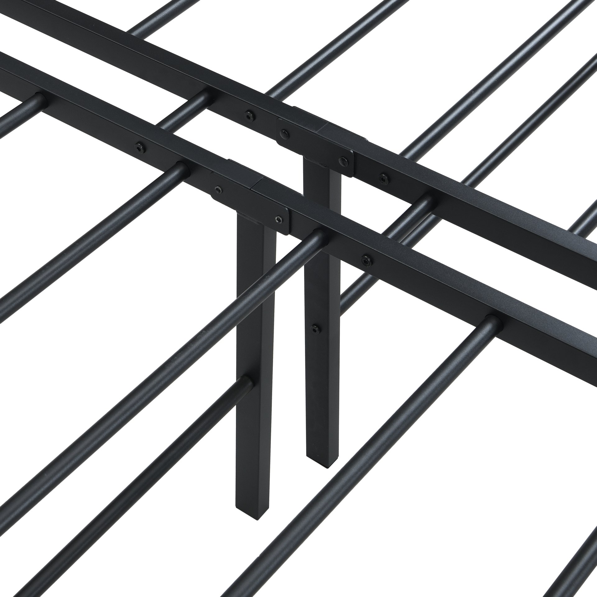 Full Size Bed Frame With Quiet Support - Black - Image 8