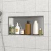 25" X 13" Shower Niche, Durable And Rust Resistant - Brushed Nickel - Image 2
