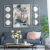 Frame With Mirror - Gold / White - Image 4