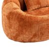 Durable Comfort High Back Bean Bag Sofa Lounger For Adults And Kids, Indoor & Outdoor - Orange - Image 25