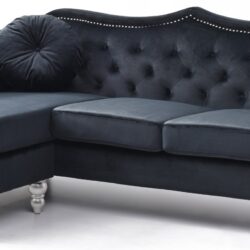 Hollywood - Sofa Chaise - Black