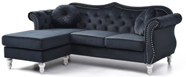 Hollywood - Sofa Chaise - Black