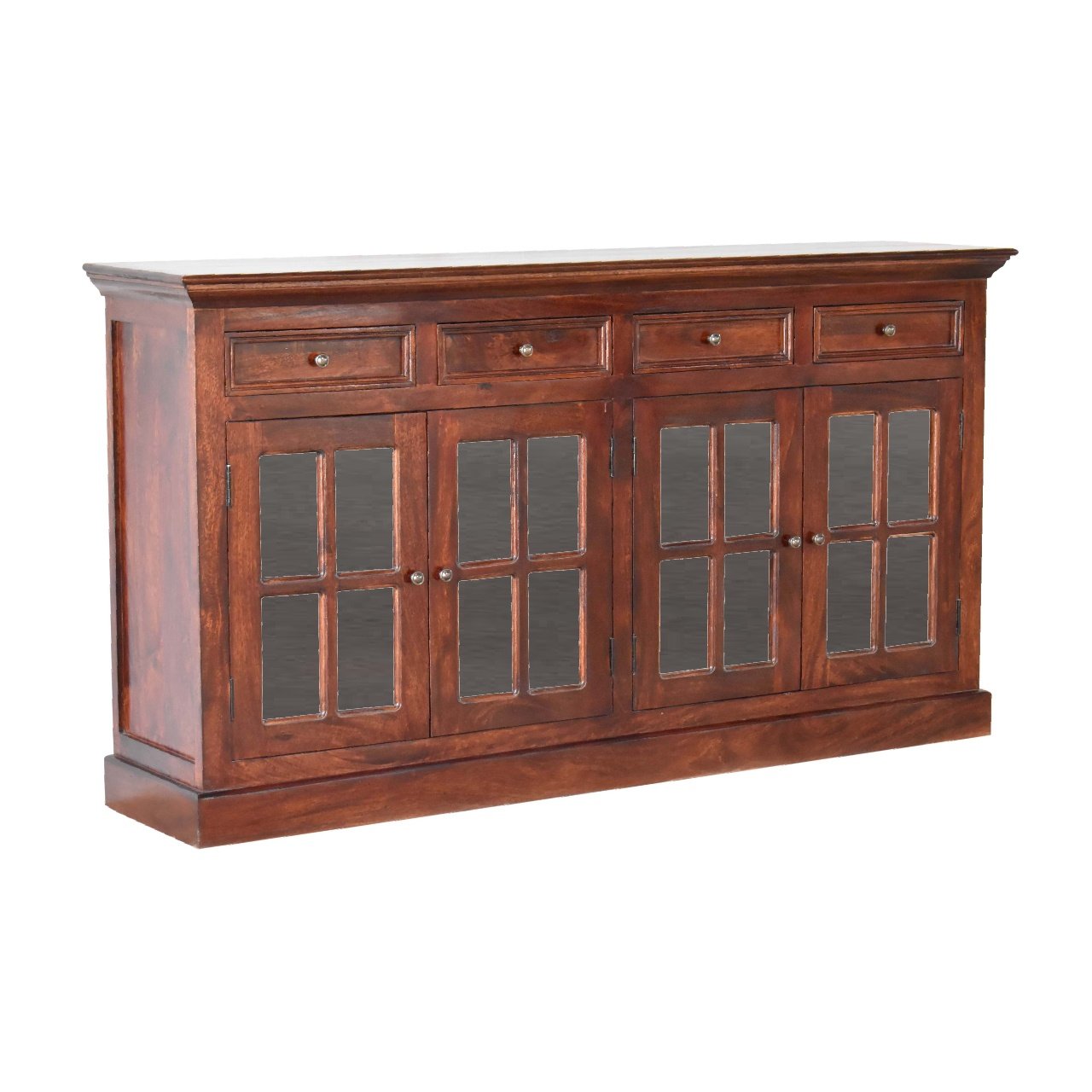 Large Glazed Sideboard - Cherry - Image 3